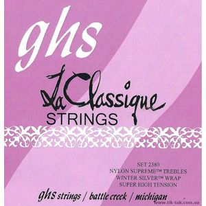 Струни для класичної гітари GHS 2380 Зображення