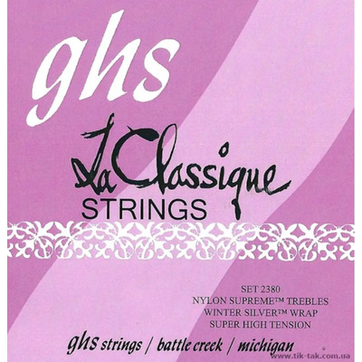 Струны для классической гитары GHS 2380 Изображение