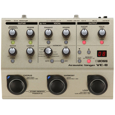 Вокальный процессор Boss VE8 Изображение