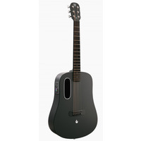 Електроакустична гітара з вбудованими ефектами Blue Lava (36") Midnight Black Зображення