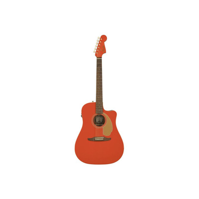 Гитара электроакустическая FENDER REDONDO PLAYER WN FIESTA RED Изображение