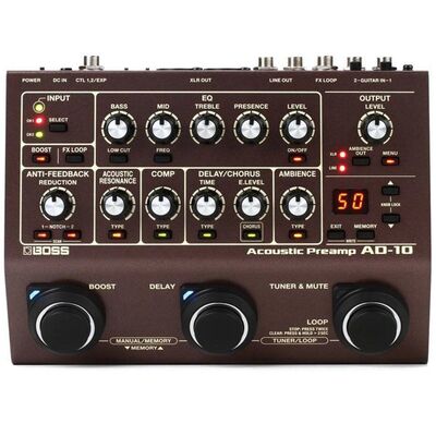 Гітарний процесор ефектів Boss AD10 Зображення