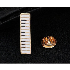 Сувенирная брошь " Клавиши" Изображение