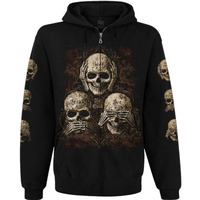 Худі See No Evil, Hear No Evil, Speak No Evil на блискавці Зображення