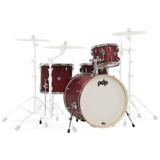 Барабанная установка PDP Spectrum Series Cherry Satin 4 Shell Set Изображение