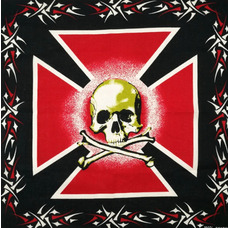 Бандана Мальтийский крест + череп Изображение