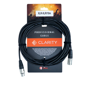Професійний симетричний кабель Clarity XLR-XLR/10m Зображення