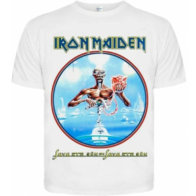 Футболка Iron Maiden "Seventh Son Of A Seventh Son" (белая) Изображение