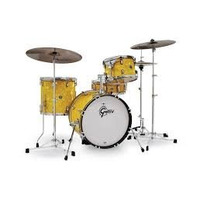Барабанна установка Gretsch Catalina Club CT1-J484-YSF Yellow Satin Flame Изображение