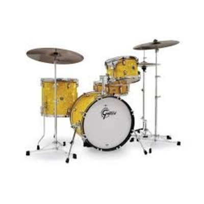 Барабанна установка Gretsch Catalina Club CT1-J484-YSF Yellow Satin Flame Изображение