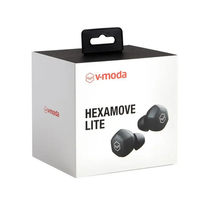 Бездротові навушники-вкладиші V-MODA Hexamove Lite True (чорні) Зображення