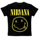 Детская футболка Nirvana (smile) чёрная Изображение