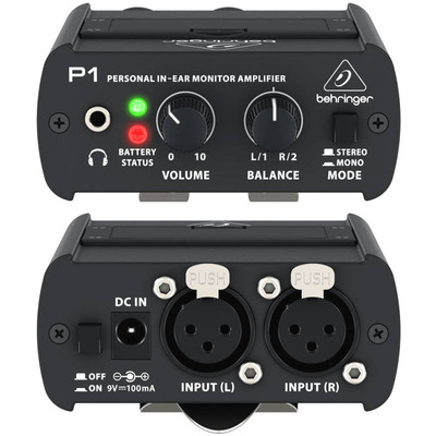 Підсилювач для моніторів Behringer P1 Зображення