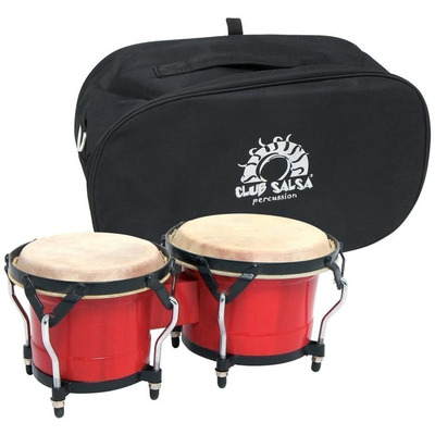 Бонго Club Salsa Wood Bongo 6,5 i 7,5 Wine Red(F826006) Изображение