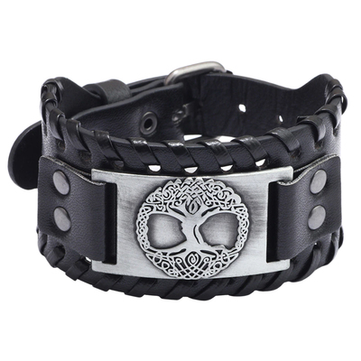 Браслет із металевою вставкою Дерево Життя (bpm-006) Зображення