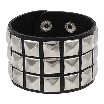 Браслет три ряди піраміди (bpu-006) Изображение