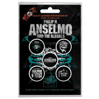 Подарунковий набір значків PHIL ANSELMO & THE ILLEGALS - BRAIN (iol-026) Зображення