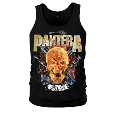 Майка Pantera (flamming skull) Изображение