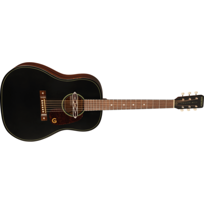 Гитара электроакустическая GRETSCH DELTOLUXE DREADNOUGHT BLACK Изображение