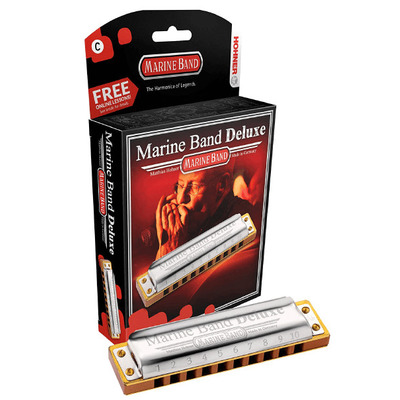 Губна гармошка Hohner Marine Band Deluxe G-maj M200508X Зображення