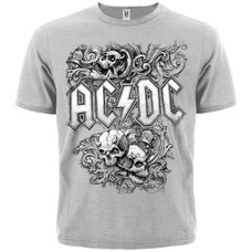 Футболка AC/DC (skulls and bells) (меланж) Изображение