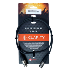 Профессиональный симметричный кабель Clarity XLR-XLR / 1m Изображение