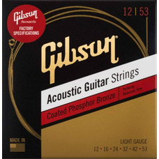 Струны для акустических гитар GIBSON SAG-CPB12 COATED PHOSPHOR BRONZE Изображение