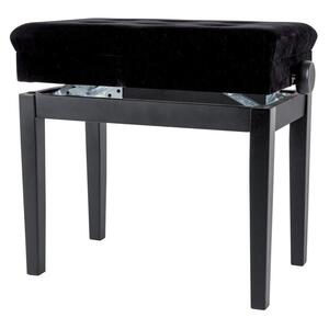 Банкетка GEWA Piano Bench Deluxe Compartment Black Matt Изображение