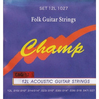 Струни для акустичної гітари Champ CAG-12 Acoustic Bronze 12-String 10-47 Зображення