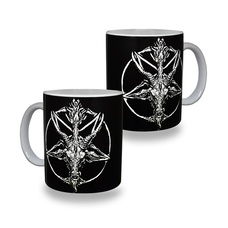 Чашка Бафомет (чёрный фон) Изображение