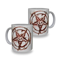 Чашка Бафомет (кривавий малюнок) Зображення