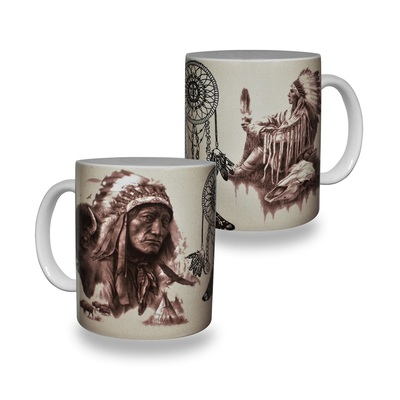Чашка Индейские Вожди (Ловец снов) Изображение