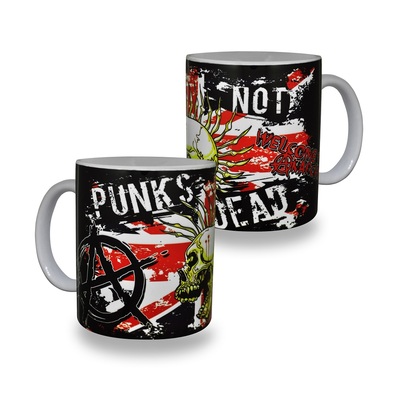 Чашка Punk's Not Dead - Welcom To Anarchy Изображение