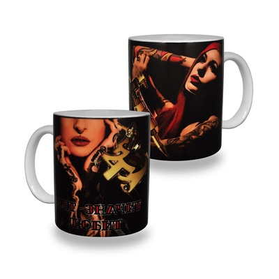 Чашка Tattoo (Бьет - значит любит) Изображение