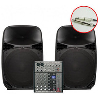 Комплект Clarity MCS-3 (2xMAX15MH-S+1xPhonic AM 220P+ 2xMogami SI5) Изображение