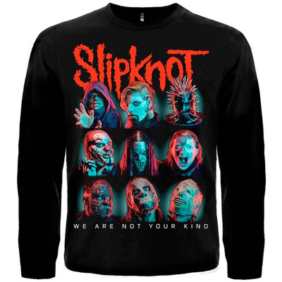 Футболка з довгим рукавом Slipknot "We Are Not Your Kind" (masks) Зображення