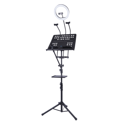 Пюпітр зі стійкою для мікрофона з підсвіткою Guitto GMS-01 Зображення