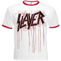 Футболка-рінгер Slayer (blood logo) Зображення