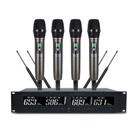 Бездротова мікрофонна система Emiter-S TA-U809H із ручними мікрофонами Зображення