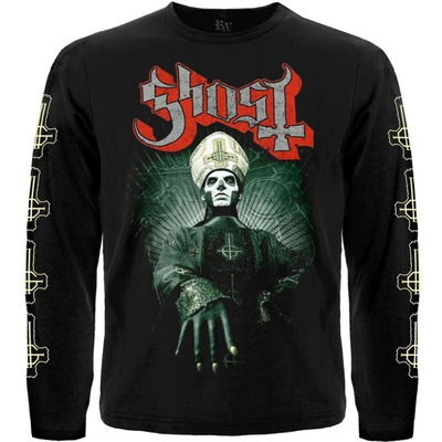 Футболка з довгим рукавом Ghost (з друком на рукавах) Зображення