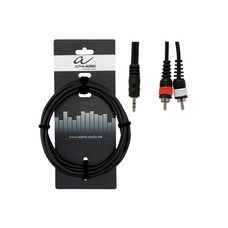 Кабель Alpha Audio 1mini stereo jack/ 2 RCA (тюльпан 3м) 190155 Зображення