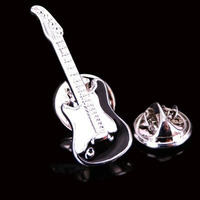Сувенирная брошь "Электрогитара стратокастер" Изображение