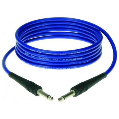 Кабель инструментальный Klotz KIK Instrument Cable Blue 3 m (KIK3.0PPBL) Изображение