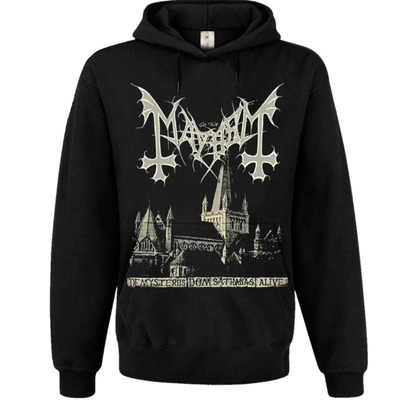 Худі Mayhem "De Mysteriis Dom Sathanas" (без блискавки) Зображення