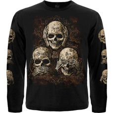 Футболка з довгим рукавом See No Evil, Hear No Evil, Speak No Evil Зображення