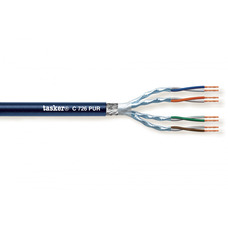 Экранированный Ethernet кабель (FTP) 4х2х0,14 кв.мм Tasker C726PUR Изображение