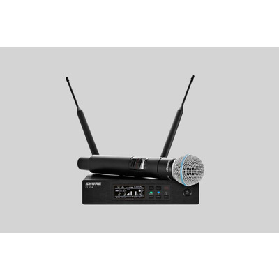 Радіосистема з ручним мікрофоном SHURE QLXD24E / B58-K51 Зображення
