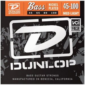 Струни для бас-гітари Dunlop DBN45100 Зображення