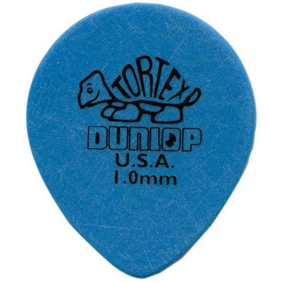 Набор медиаторов Dunlop Tortex Teardrop 413R 1.0mm (72шт) Изображение