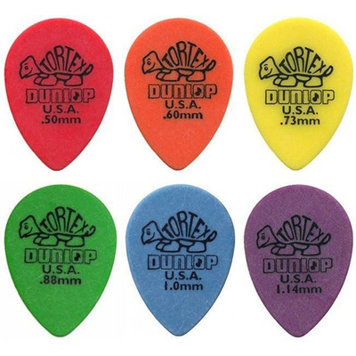 Набор медиаторов Dunlop Tortex Small Teardrop Cabinet 4231 (216шт) Изображение